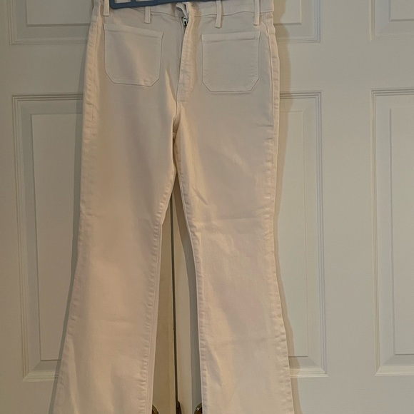 MOTHER Cream Denim Pants - Picture 6 of 6